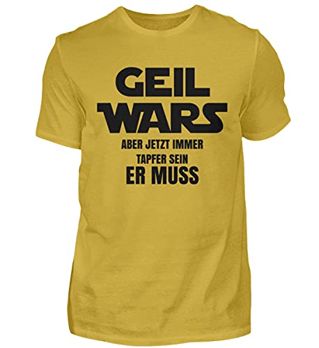 T-shirt premium homme Gil Wars vêtement de meute jaune taille XXL