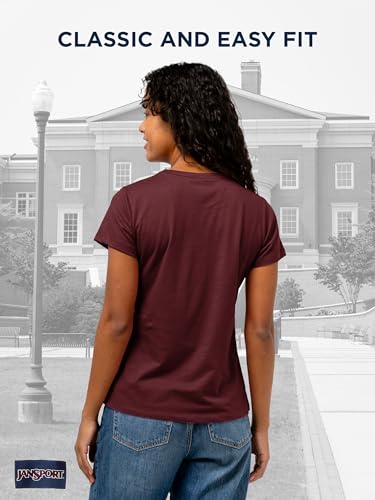 JanSport NCAA Officially Licensed Graduate Short Sleeve T Shirt for Women, Soft & Breathable Cotton-Polyester Blend Crewneck T Shirt with Graphic Detailing, Everyday University Fan Apparel - image 3