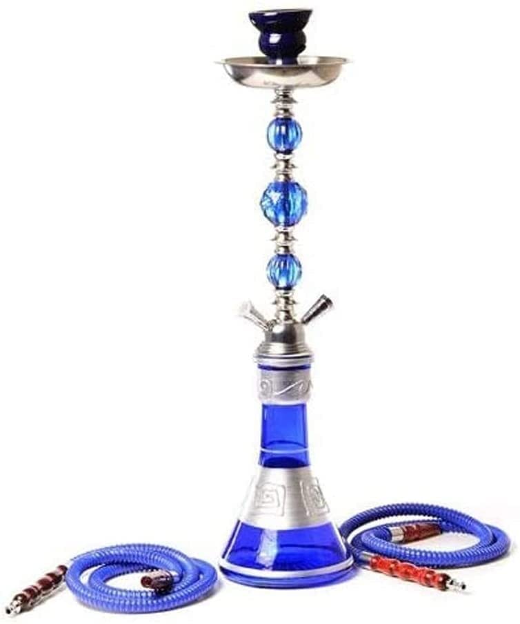 LSZ Shisha-Set Acrylhaare Set Huka Shisha Set mit 2 Schlauch, Geschenk for Freunde, Bar Mode-Party Shisha-Set – Bild 3