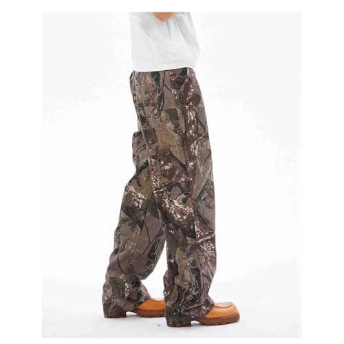 Men's Camouflage Pants Gothic Hip-hop Workwear Pants Straight Leg Loose Casual Pants y2k Pants Men's Style4