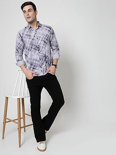 Image of ELYYORK Adwyn Peter Men's Cotton Printed Regular Fit Casual Shirt |Full Sleeve Shirt for men|shirt for men|men's shirt