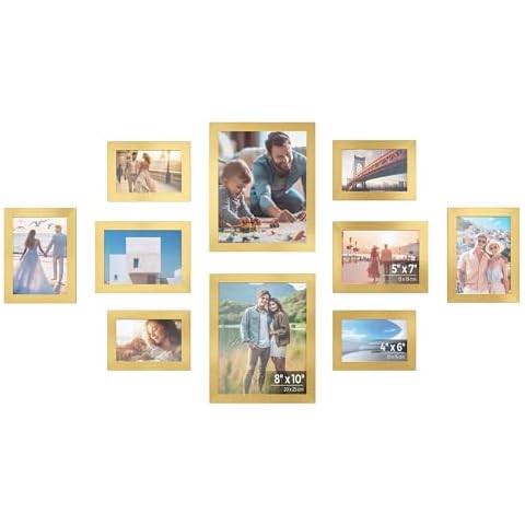 SONGMICS Set of 10 Picture Frames Cover