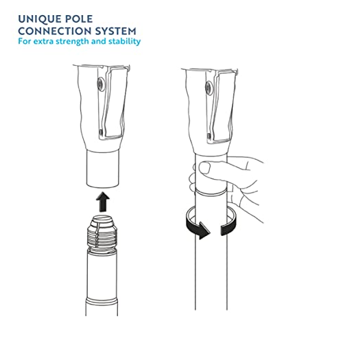 Minky Easy Breeze 45m 4 Arm Rotary Airer with Cover, Alloy Steel, Silver - Image 8