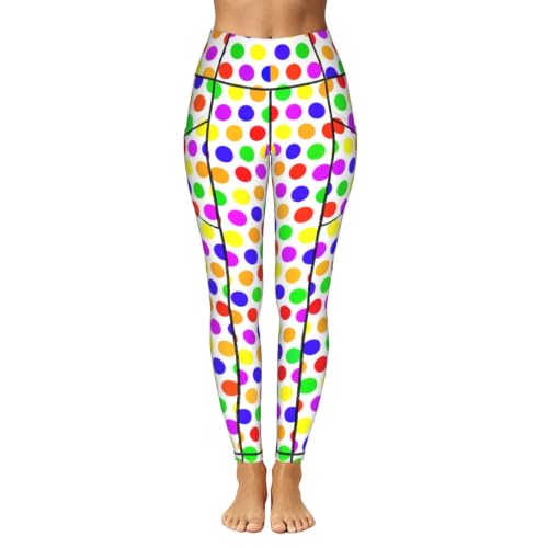 Pantalones de yoga para mujer que no se transparentan elásticos con bolsillos 2