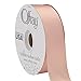 Produktbild Berwick Offray Offray Doppelseitiges Satinband, 3,8 cm breit Geschenkband, Pale Peach, 50 Yards