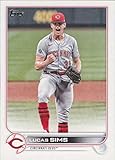 2022 TOPPS UPDATE #US161 LUCAS SIMS REDS BASEBALL MLB