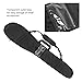 Leapiture Split Paddle Storage Bag Water Sports Paddle Bag Kayaking Gear Bag Kayak Accessory Storage Bag for Rowing Boatin 128 * 30cm(Black)