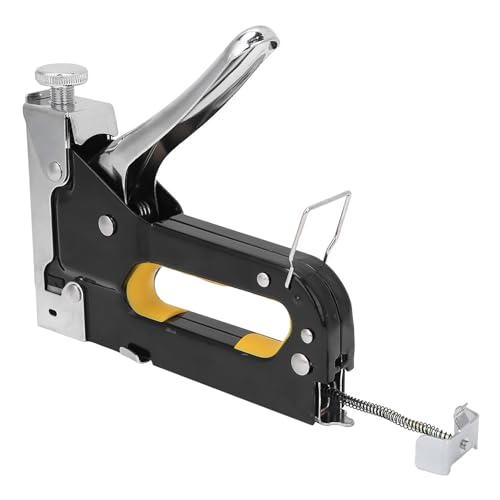 Pistola Sparachiodi a Tre Usi Durevole, Potente e Compatto, Strumento Portatile per la Lavorazione del Legno e Mobili con Tampone per la Produzione di cartone.