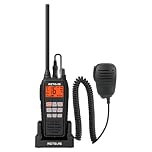 Retevis RM15 VHF Marine Portable Waterproof IP68, 2000mAh Battery, Two-Tone Display, Floating 88 Channels, Professional Marine Walkie Talkie with Speaker with Microphone for Boats (1 Piece)