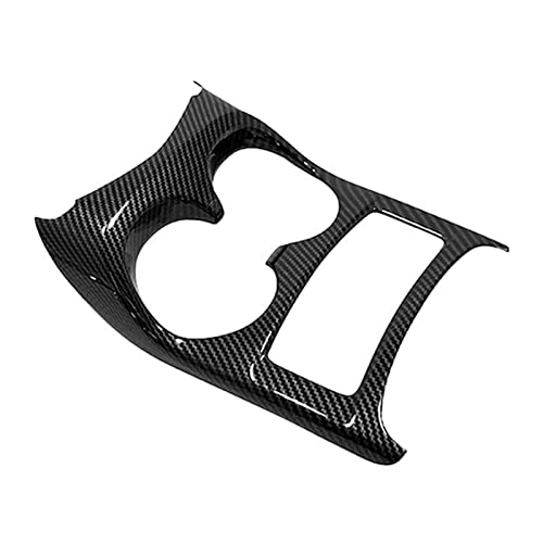 Couvre porte-gobelet central Nissan Qashqai J11 2014-2020 en fibre de carbone