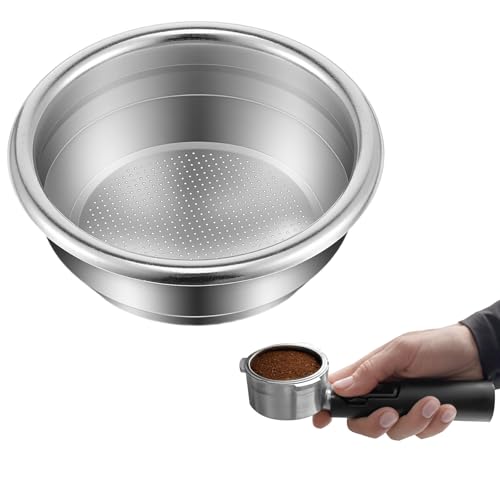 MBAIYO 58mm Stainless Steel Espresso Filter Basket