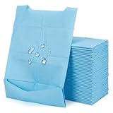 SGWEB professional Bavaglio per Anziani [100 Pezzi] Impermeabile con Tasca Raccoglicibo, B...