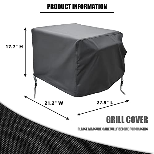 Grill Cover For Cuisinart Cgg-403 3-In-1 Portable Pizza Oven - Cgc-103 3-In-1 Pizza Oven Grill Cover - Heavy Duty Waterproof 600D Oxford Fabric #TOP1