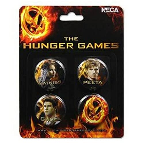 Neca NEC0NC31572 The Hunger Games Pin Set 4 Stück