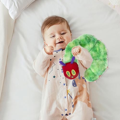 Peelanmall Raupe Nimmersatt,25 cm Raupe Nimmersatt Kuscheltier,Kreative Plüschtiere,Ultra-weich für Kinder Geburtstag und Weihnachten
