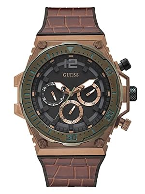 Guess Orologio multifunzione in acciaio inossidabile da 46 mm