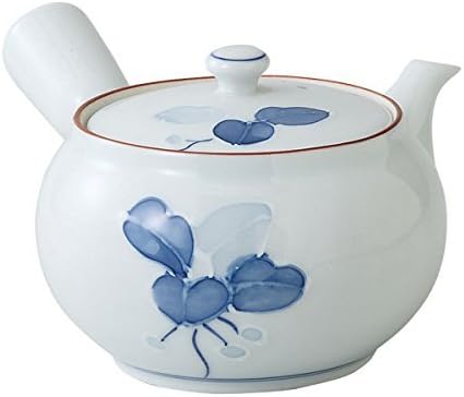 saikai Pottery Kyusu (Small Japanese teapot) Blue Flower Pattern 99562 from Japan