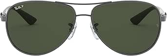 Óculos de Sol Ray-Ban 0RB8313 Masculino Piloto Cinza