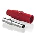 Leviton 22L22-SR 22 Series Single Pole Ball Nose Latching Male Plug, Red