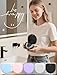 Retainer Case, Compatible with Invisalign, Vivera, Slim Aligner Case with Vent Holes, Portable Orthodontic Container with Removal Tool, Brush and Lanyard, Black