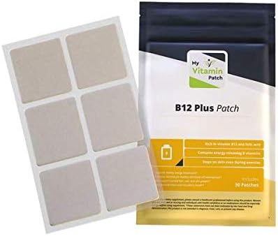 B12 Energy Plus Topical Patch by MVP (1-Month Supply)