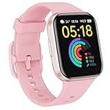 Smartwatch Mujer, 2023 Reloj Inteligente Mujer, 1.69'' Impermeable IP67 Pulsera Actividad Inteligente con Pulsómetro, Monitor de Sueño, Podómetro, Oxígeno Sanguíneo, Reloj Deportivo para iOS Android