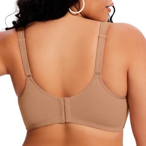 Image of ProKloud Minimizer Bras for Women Full Coverage Unlined Plus Size Supportive Underwire Bras for Everyday