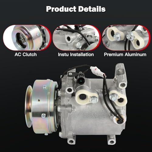 Image of Air Conditioning Compressor for Mitsubishi Montero Sport 3.0L 3.5L 2.4L