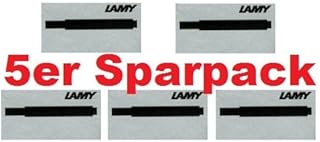Lamy T10 Ink Cartridges with Economy Pack (Pack of 5) Black
