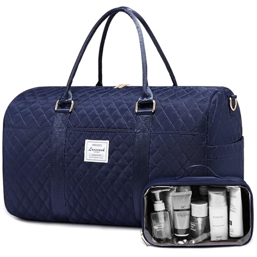 LOVEVOOK Handgepäck Tasche, Sporttasche Damen Mit Schuhfach, Reisetasche Groß 35L, Weekender Mit Laptopfach Gym Bag Women Travel Duffle Bag Kliniktasche Geburt Saunatasche Für Flugzeug Frauen Arbeit