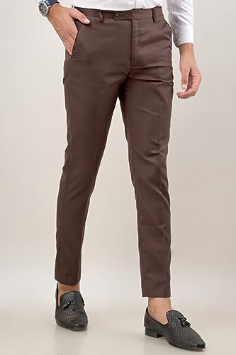 Image of VX9 Men's Formal Trousers, Smart Office & Business Wear, Classic Fit