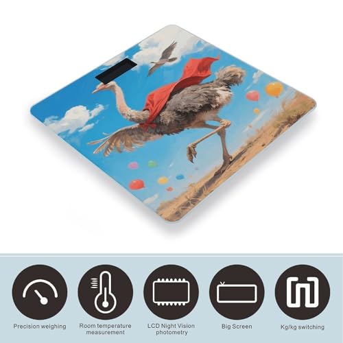 Báscula Digital de Baño Ostrich con Pantalla LCD miniatura 3