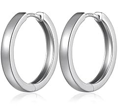 A1-15mm polish hoop earrings