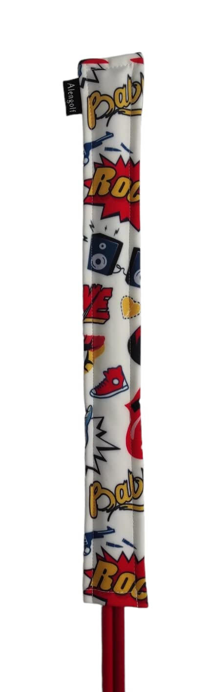 Funda para Varilla de alineamiento de Golf diseño Festival | Hecho en España | Impermeable | 4cm x 38cm