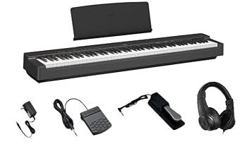 Amazon | 【ヘッドホン＆サスティンペダル付き】【P125α後継機種