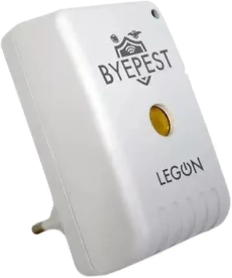 Repelente Eletrônico Ultrassônico Byepest Espanta Ratos e Morcegos Cobertura de 200m² Sem Cheiro Livre de Químicos