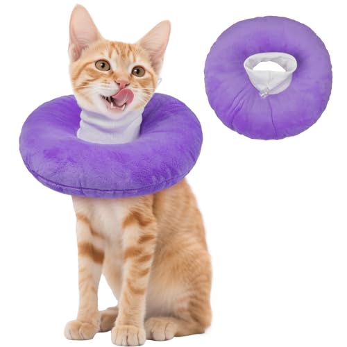 BRKURLEG Cat Recovery Collar Soft Cat Cones Pet Neck Protector