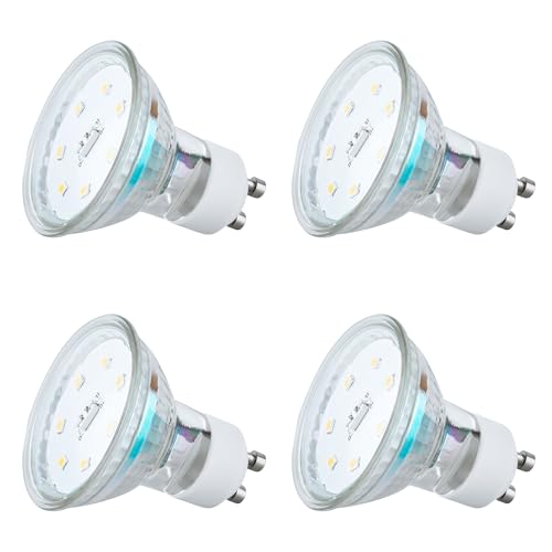 SEBSON LED Lampe GU10 warmweiß 3,5W, ersetzt 35W Halogen, 300 Lumen, GU10 LED Strahler 230V, LED Leuchtmittel 110°, 10er Pack