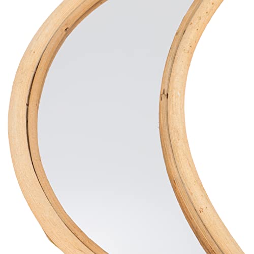 Conjunto de espelhos de fase da lua de 3 peças, conjunto de espelhos de vidro real, conjunto de espe