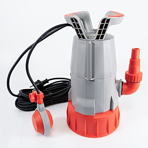 Preisvergleich Produktbild Tauchpumpe mit einstellbarer Absaughöhe und Schwimmerschalter für automatisches Ein- und Ausschaltung