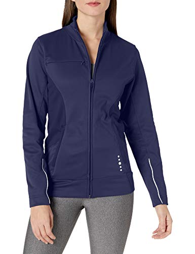 Russell Athletic Women's Technical Performance Fleece Full Zip Jacket, Navy, M