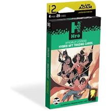 DC Comics Unlock The Multiverse | HRO Chapter 2 4-Pack Premium Booster Box, Hybrid NFT Trading Cards, 29 Trading Cards Pack, Black 10035880-0001