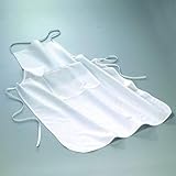 Disponible en dos tonos. efco – Delantal con Bolsa, algodón, Blanco, 60 x 90 cm