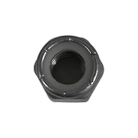 Vista 6 de Juego de 10 piezas 1/2 "-13 Tuerca de bloqueo de inserción de nailon de acero inoxidable Tuerca hexagonal de mano derecha