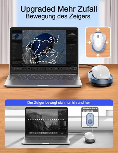 VAYDEER Mouse Jiggler, USB Mausbeweger, Blau – Ansicht 4
