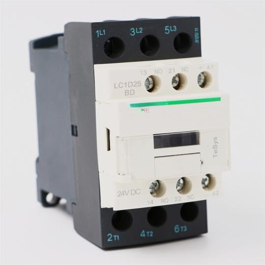 Contacteur CC LC1D25BD pour sécuriser la commande de machines 24V