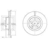 SUBARU 263OOAEO91 Bremsscheibe - Delphi BG2827C