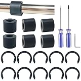 Rubber Roller Replacement Set, Mat Guide Rubbers, Retaining Rings for Cricut Repair Accessories, Complete Repair Kits Compatible with Cricut Maker/Maker 3 Only