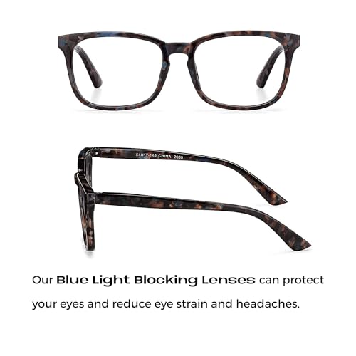 Image of Readerest Blue Light Reading Glasses - Lightweight Computer Glasses w /Spring Hinges - UV Protection, Anti Glare & Eye Strain