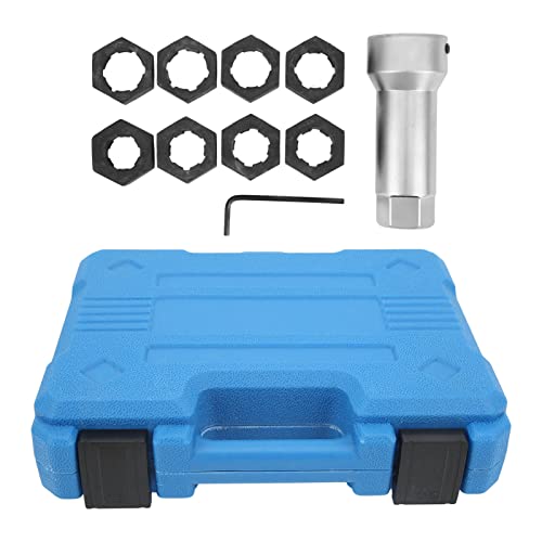 Thread Chaser Set Axle Spindle Threading Set 10 Pcs Axle Spindle Threading Set 3/4x20 13/16x20 UNEF M20 M22 M24 Thread Chaser Rethreading Restorer Repair Kit by KIMISS - Image 5